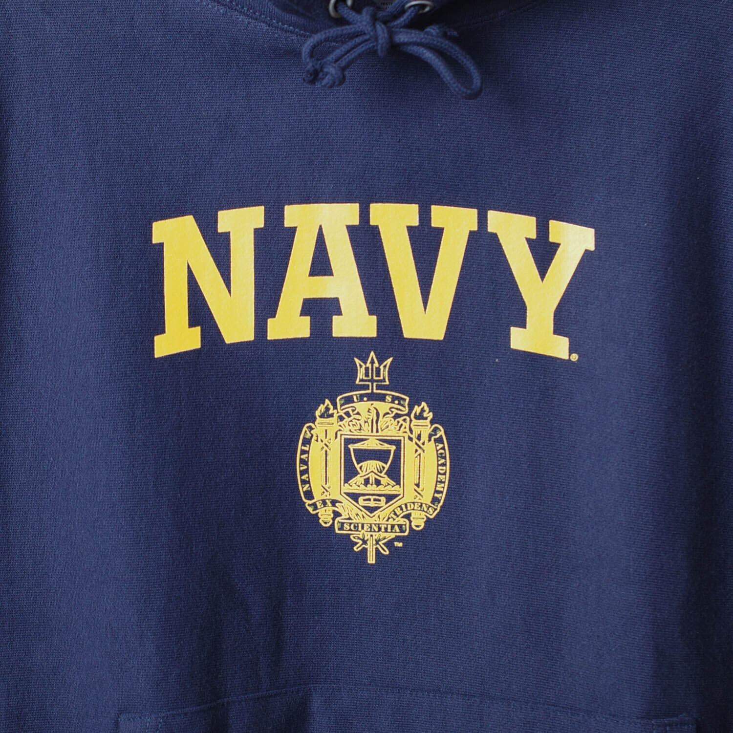 [NEW] CHAMPION USNAVY ISSUE REVERSE WEAVE HOODIE (NAVY)