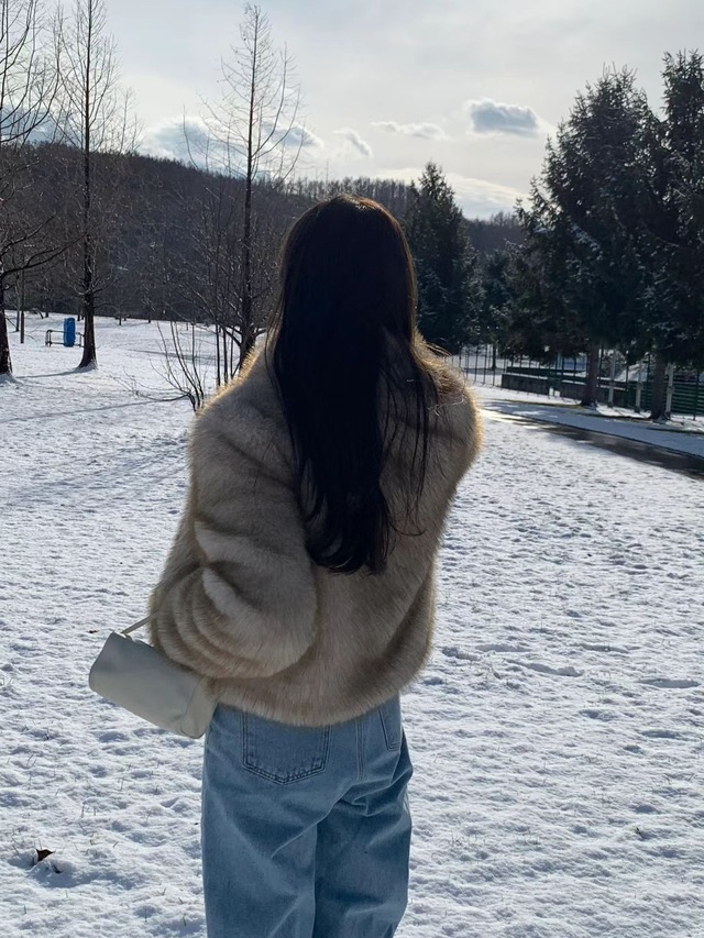 (OUNCE) melo fur  jacket