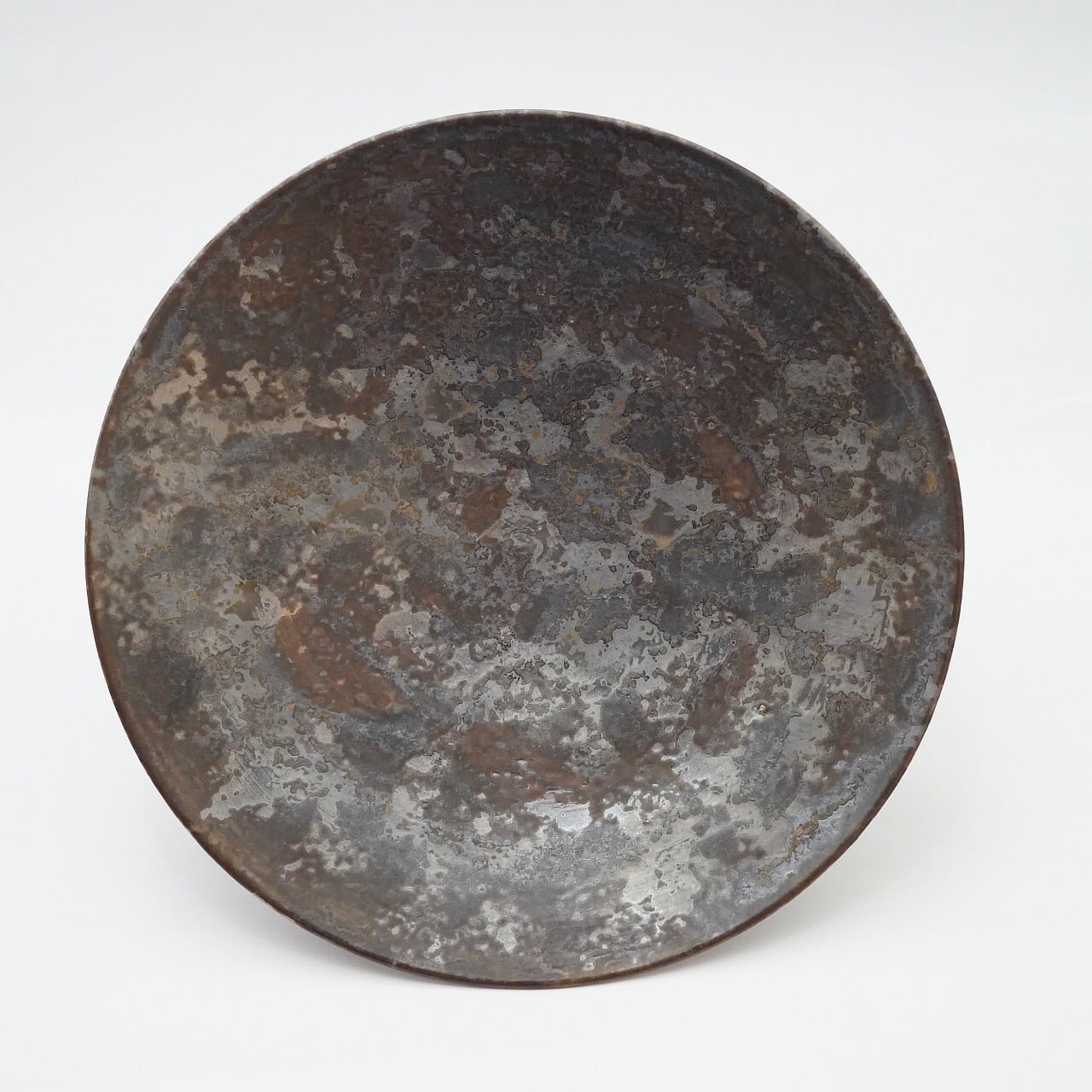 【平井 秀】黒金7寸皿 ku-7 B