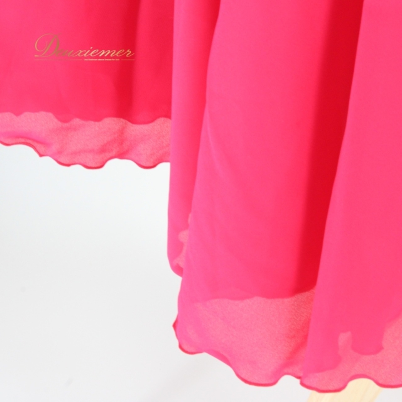 社交ダンス 衣装 スタンダード スカート レッスンウェア レディース ピンク系 無地 練習着 ビビッドピンク 濃いピンク ステージ衣装 派手 練習用 フレア スカート パーティー コスチューム 女性用 カジュアル おしゃれ サイズ調整可能 スポーツウェア ダンスウェア 着心地良い 柔らかい 生地 かわいい 旬のデザイン アクティブ スタイル