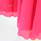 社交ダンス 衣装 スタンダード スカート レッスンウェア レディース ピンク系 無地 練習着 ビビッドピンク 濃いピンク ステージ衣装 派手 練習用 フレア スカート パーティー コスチューム 女性用 カジュアル おしゃれ サイズ調整可能 スポーツウェア ダンスウェア 着心地良い 柔らかい 生地 かわいい 旬のデザイン アクティブ スタイル