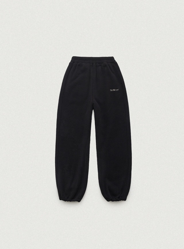 1月初旬発送 [The Barnnet] Black Lappy Fleece Drawstring Pants 正規品 韓国ブランド 韓国通販 韓国代行 韓国ファッション 日本 店舗 ザ バーネット