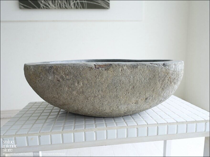 自然石 つくばい/L04 めだか鉢 睡蓮鉢 メダカ鉢 庭 金魚鉢 手水鉢 和風 ハス鉢 水盤 ガーデニング W47cm