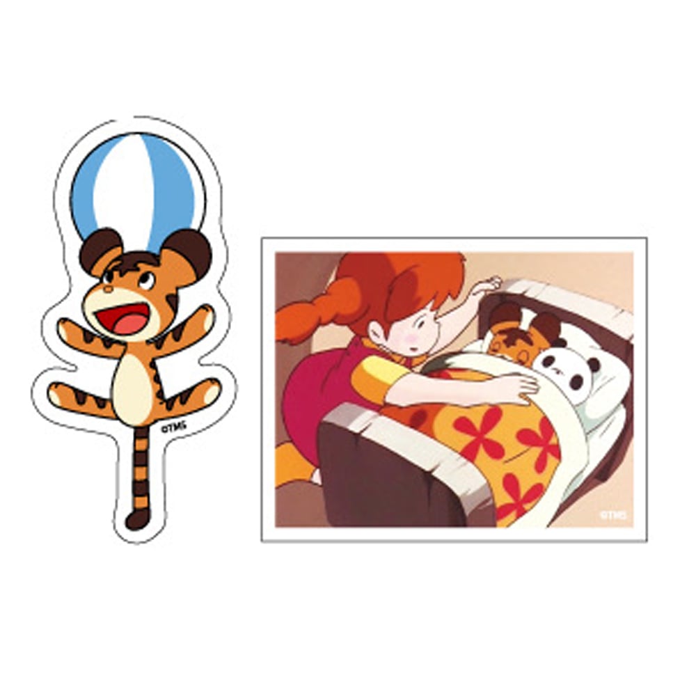 【NEW】パンダコパンダ ステッカー2枚セット トラちゃん(6114)