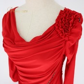 社交ダンス 衣装 スタンダード ドレス ワンピース レッスンウェア パーティドレス レッド系 ICHIOKU イチオク 赤 ラインストーン 派手 無地 社交ダンスドレス パーティー衣装 フォーマル 赤ドレス ストレッチ素材 おしゃれ ドレッシー 発表会 講座用 目立つ 豪華ラインストーン 息を呑むような赤 需要高い サイズ展開 財布に優しい