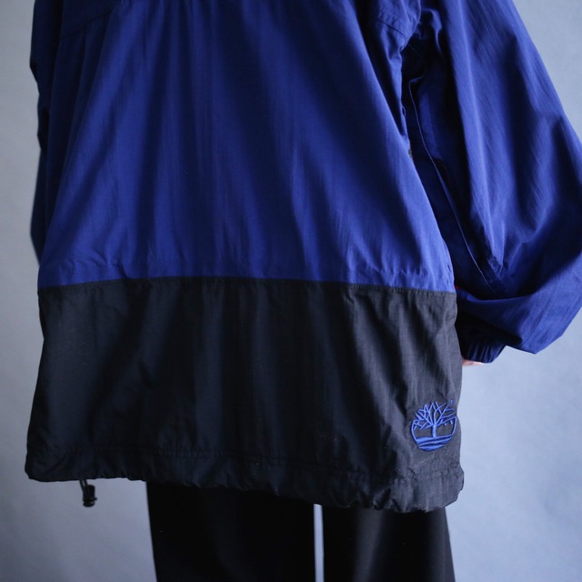 "TImberland"  good coloring switching pattern anorak parka