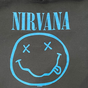 【GILDAN】Nirvana Nevdrmind プリント スウェット バンド パーカー フーディ ニルヴァーナ US古着 アメリカ古着