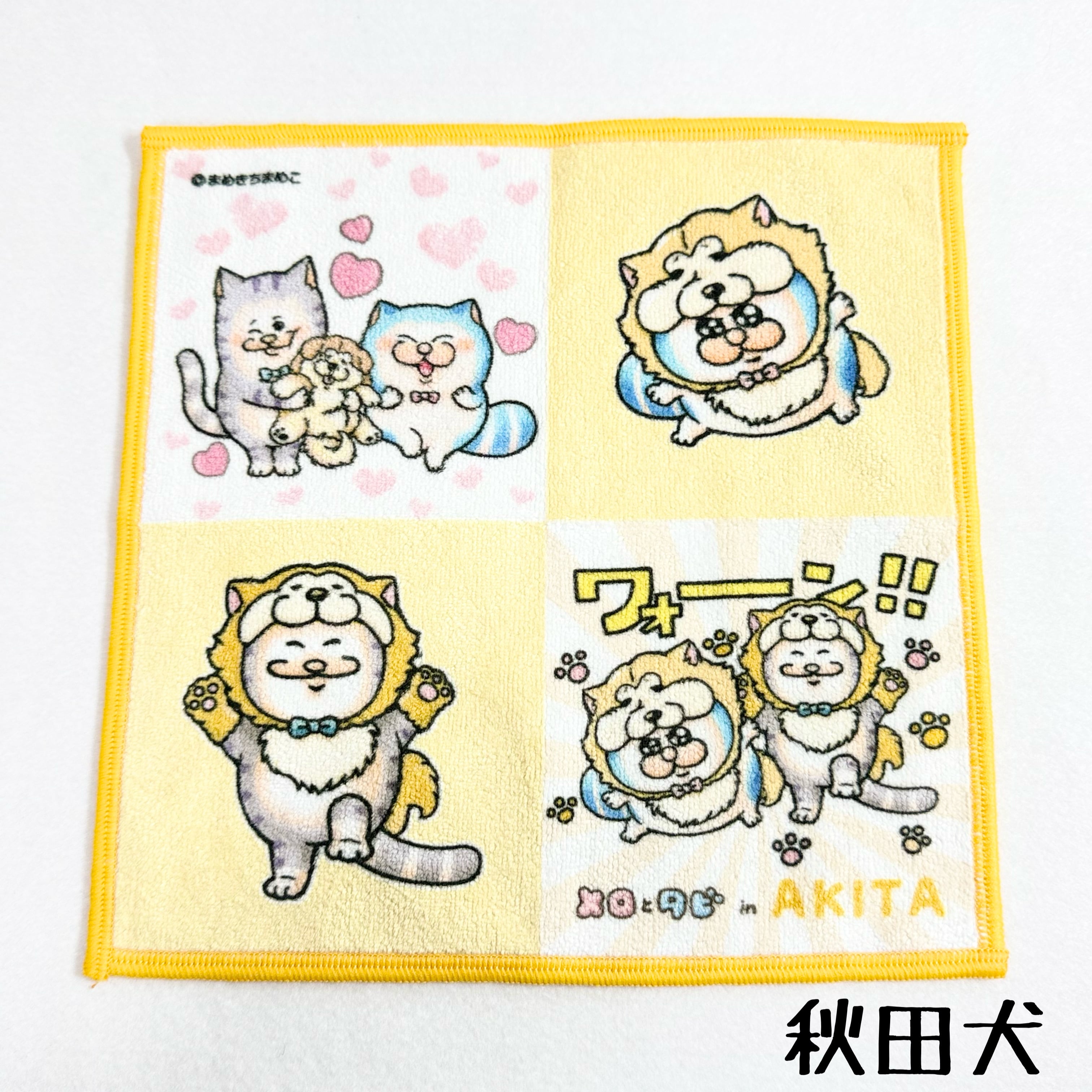 メロとタビ秋田 ハンカチ | TORCH-Online Shop-