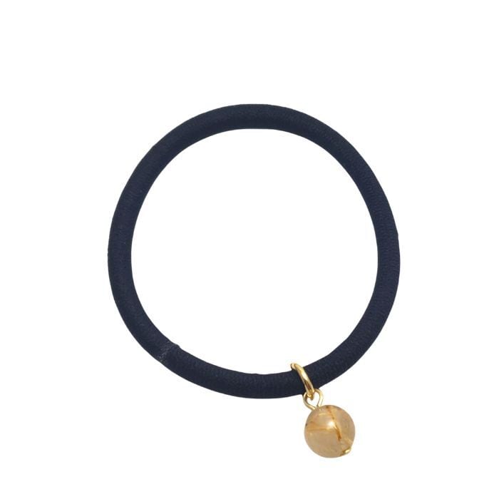 ヘアゴム 天然石 パワーストーン ルチルクォーツ♡