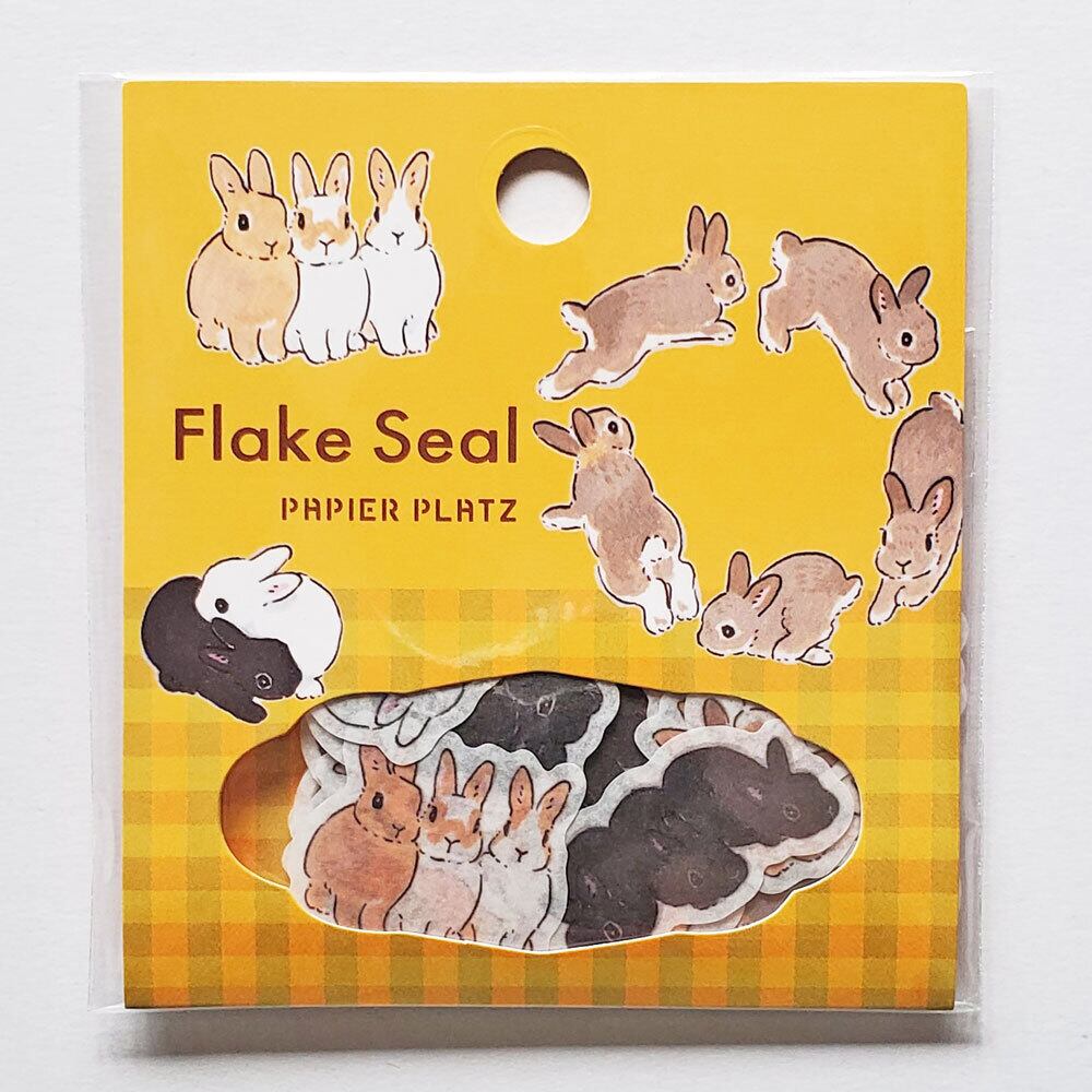 ぷちcute シールフレーク　フルフルシール　うさこの森　うさぎ　キラキラ ぷちcute シールフレーク フルフルシール うさこの森 うさぎ キラキラ