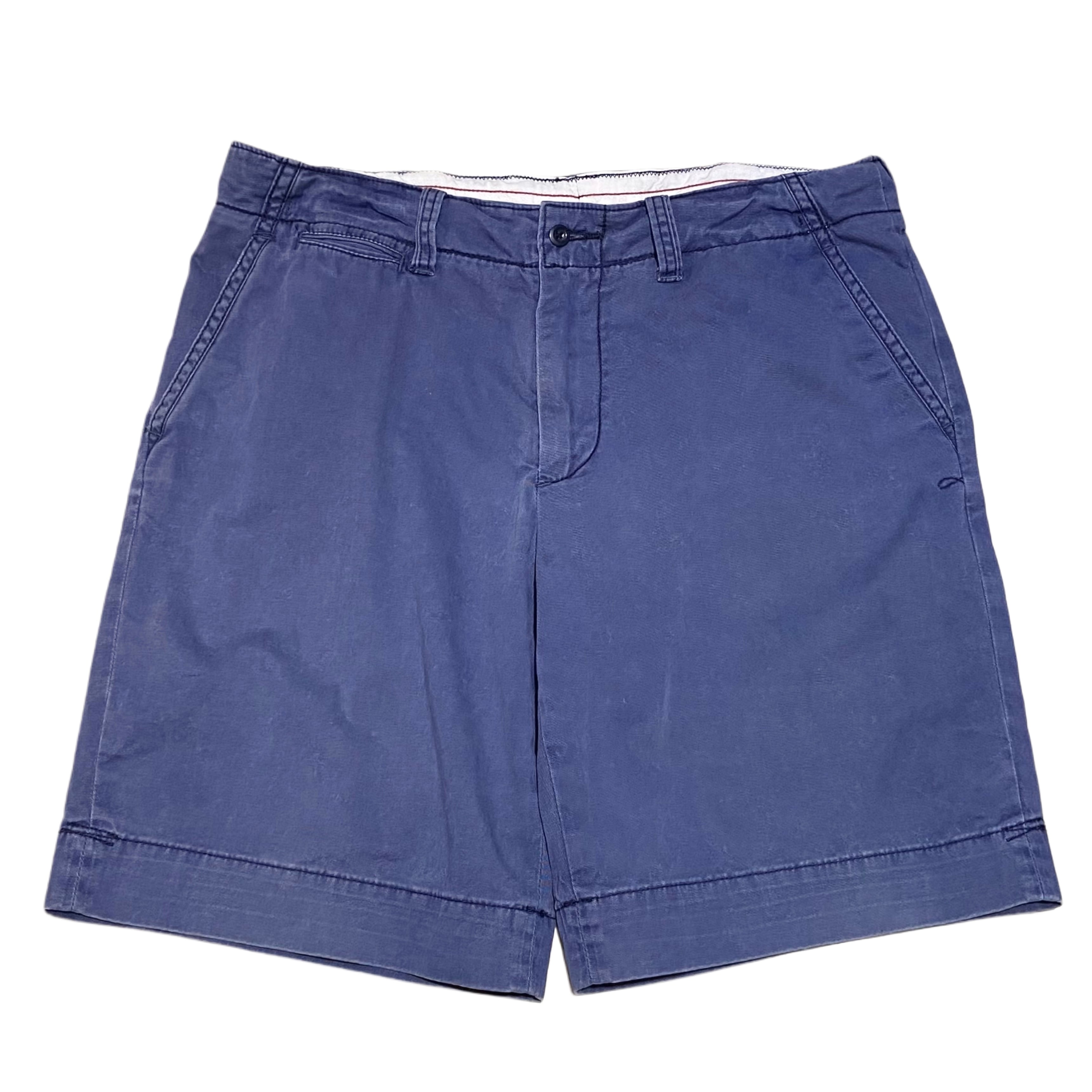 90s POLO RALPH LAUREN インタックプリーツ リネンパンツ ブラック