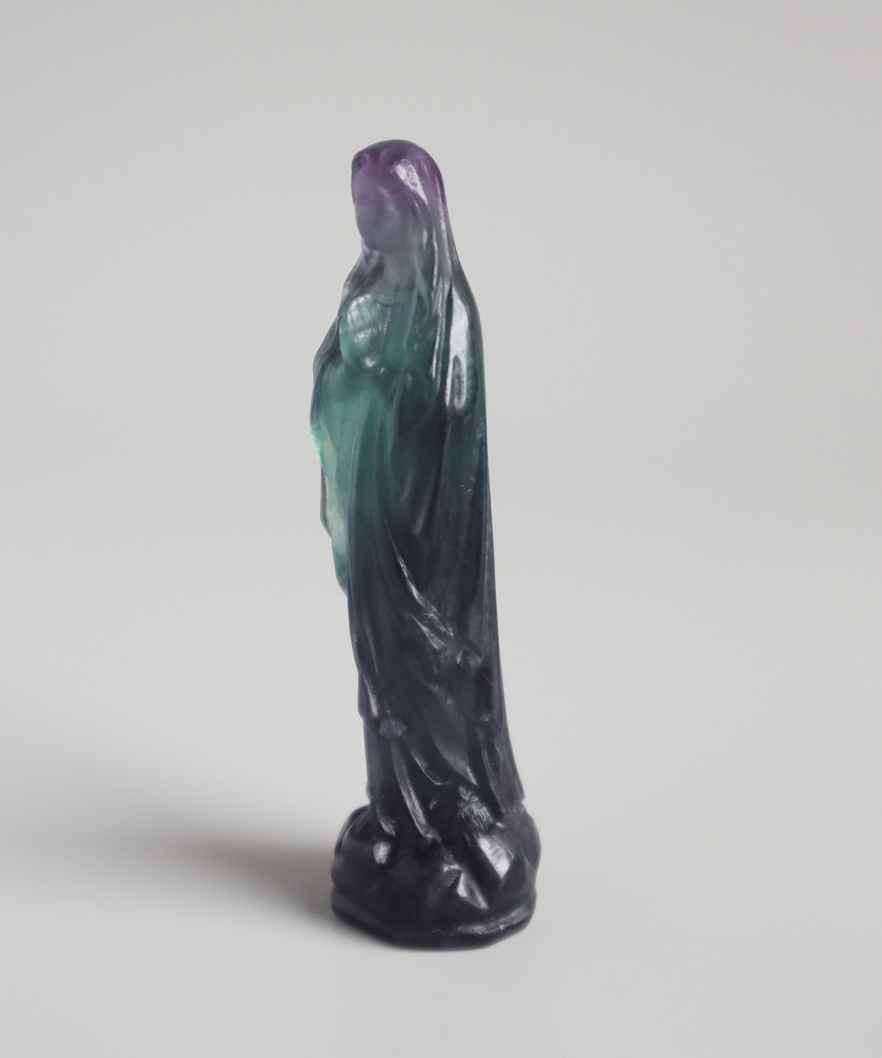 Fluorite Virgin Mary