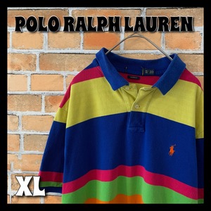 【POLO RALPH LAUREN】 ポロシャツ アメリカ古着 オーバーサイズ