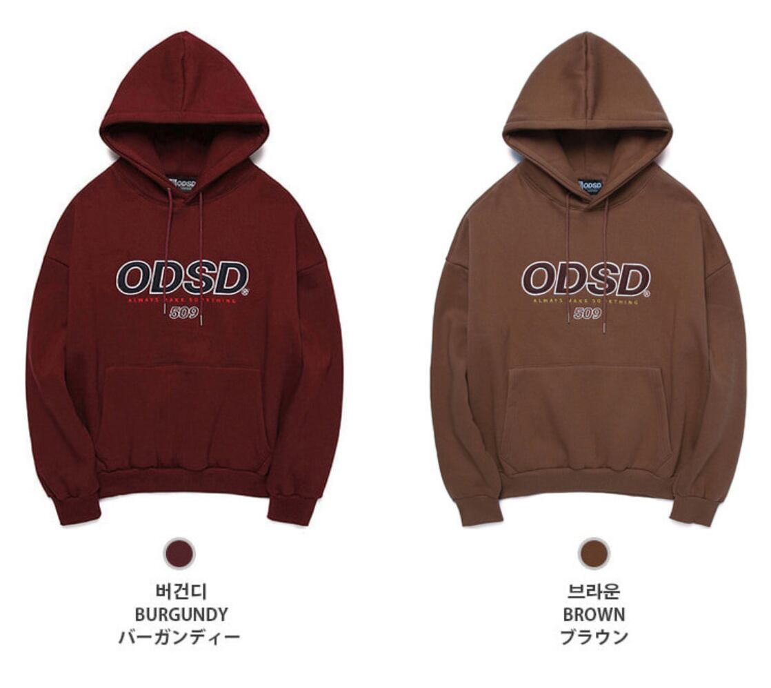 ODDSTUDIO  ODSD LOGO APPLIQUE HOODIE