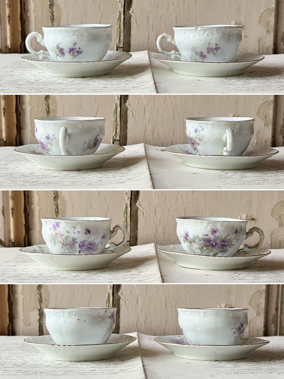 スミレのミニチュアティーセット ディネット おままごと | Brocante de