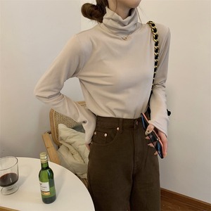 【MumuIns 】 新作4色人気カシュアルニット　ハーイネック