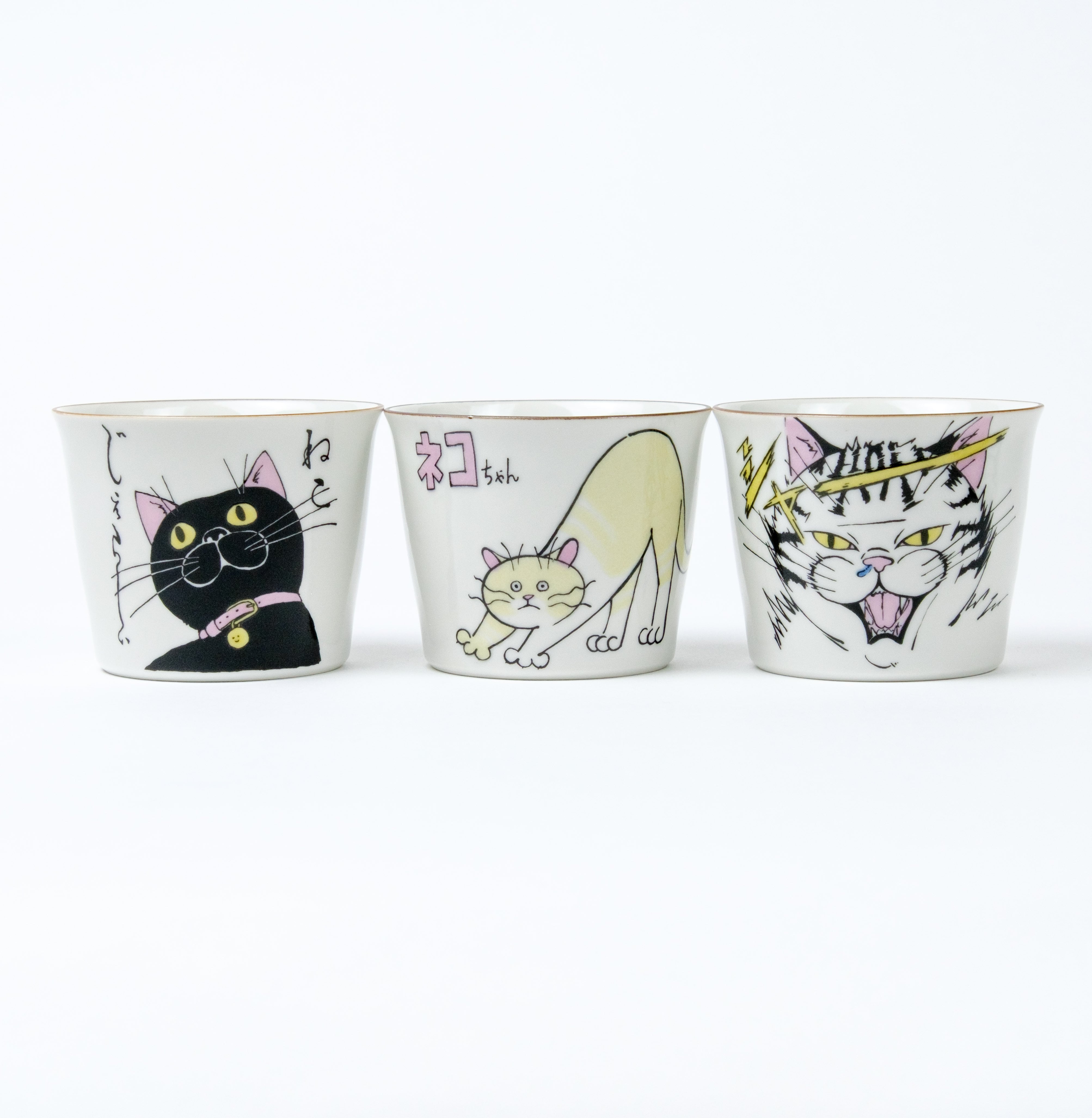 ネコ・ジェラシーそばちょこ クリーム | kutaniseal