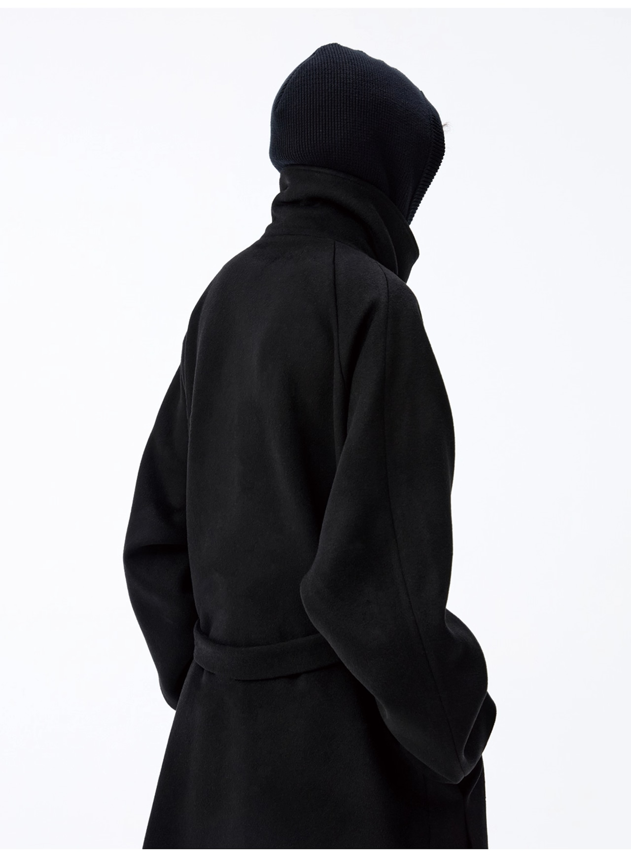 JCAESAR STUDIO Drawstring Knit Balaclava