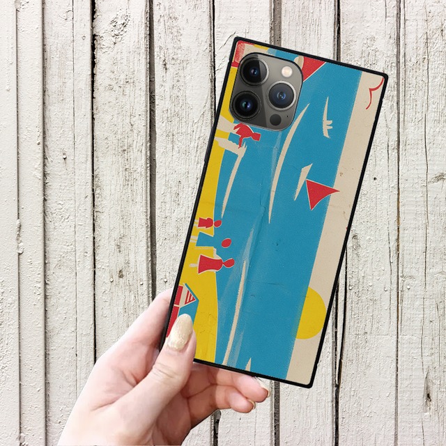 iPhoneケース 海 北欧レトロポップ｜レトロサーフ風スマホケース NOR075