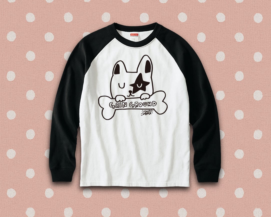12月中旬再入荷予定 なちロゴPart1 ラグラン長袖 | GAIN GROUND