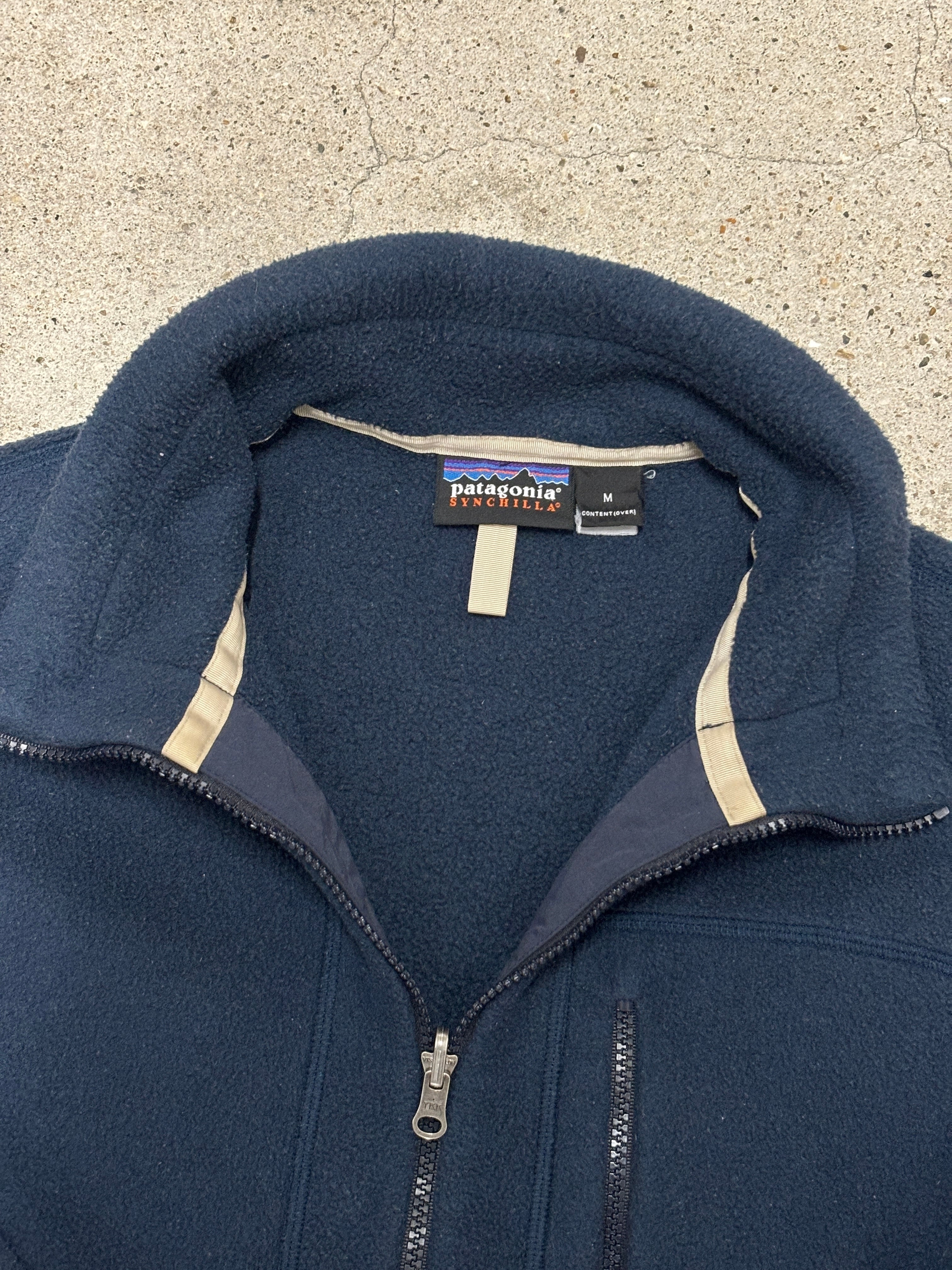 00s patagonia/Synchilla Fleece Jacket/2002年製/M/シンチラフリ－ス