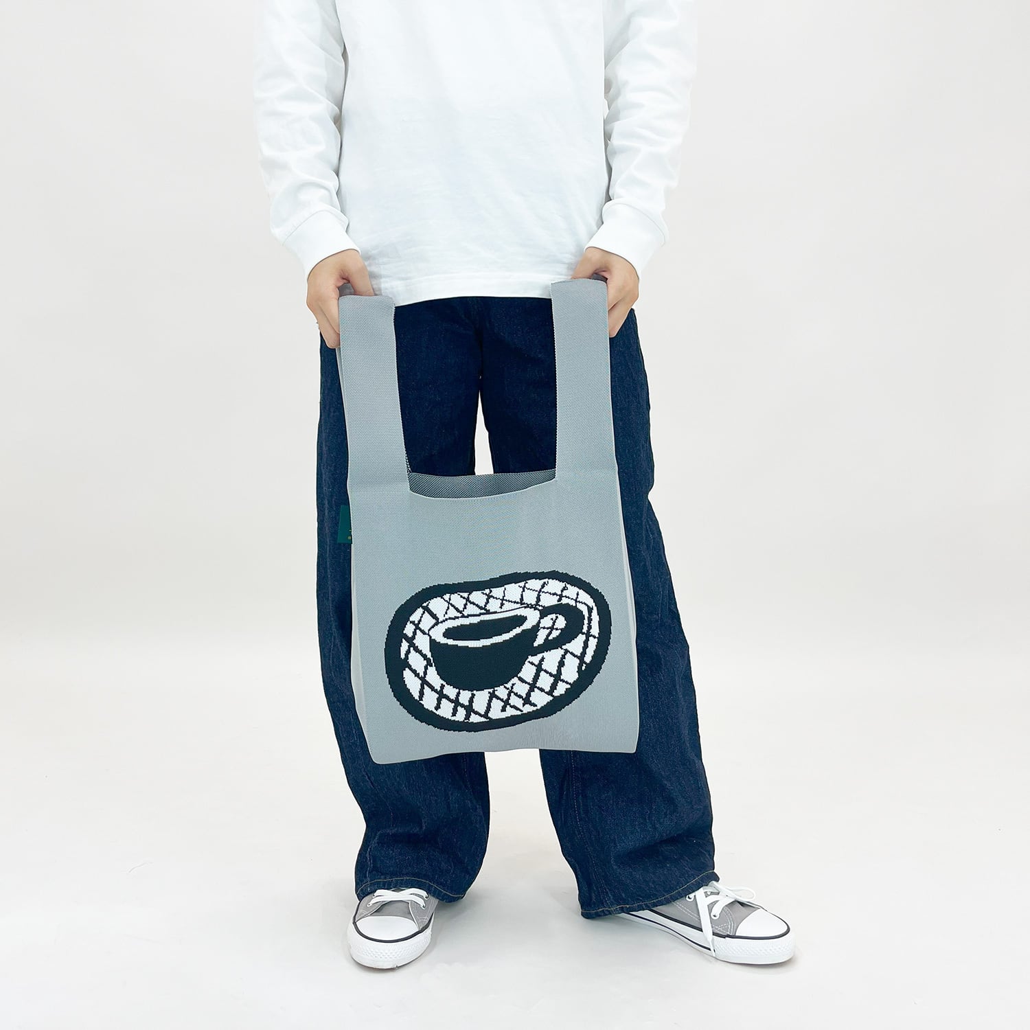 Kazuki Kamamura】鎌村和貴 KNIT MARCHE BAG nothing but ニット
