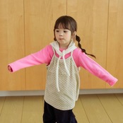 ハンス / Hans / シューティング裏起毛T / 韓国子供服 / キッズ / 26winter〖取寄〗*XXS~JS*