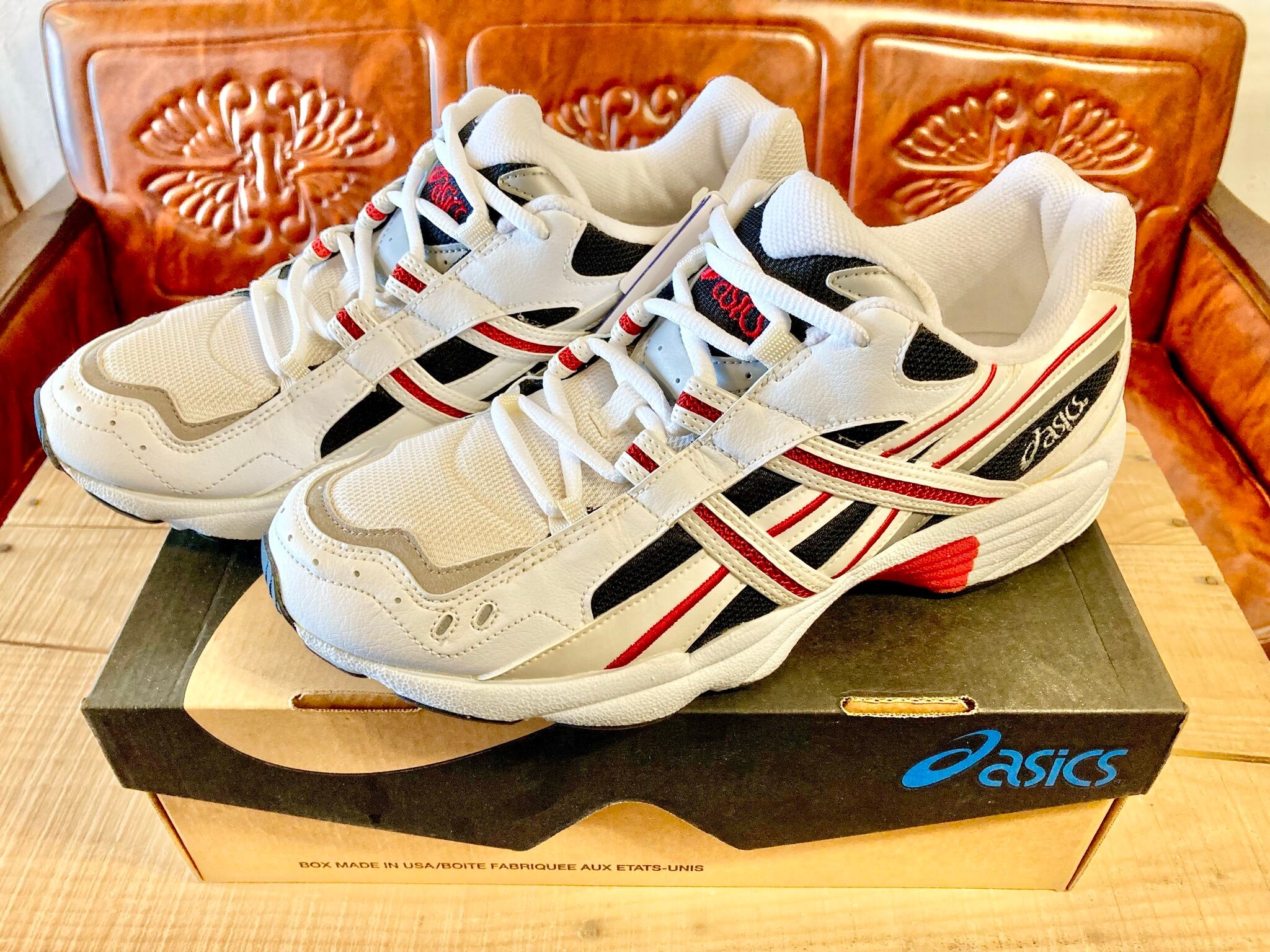 ASICS（アシックス）GEL-TARTHER DS（アシックス ゲル ターサー） TJG662 白/赤/黒 28cm 217 | freestars