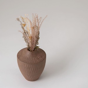 花瓶  フラワーベース 陶器 素焼き風