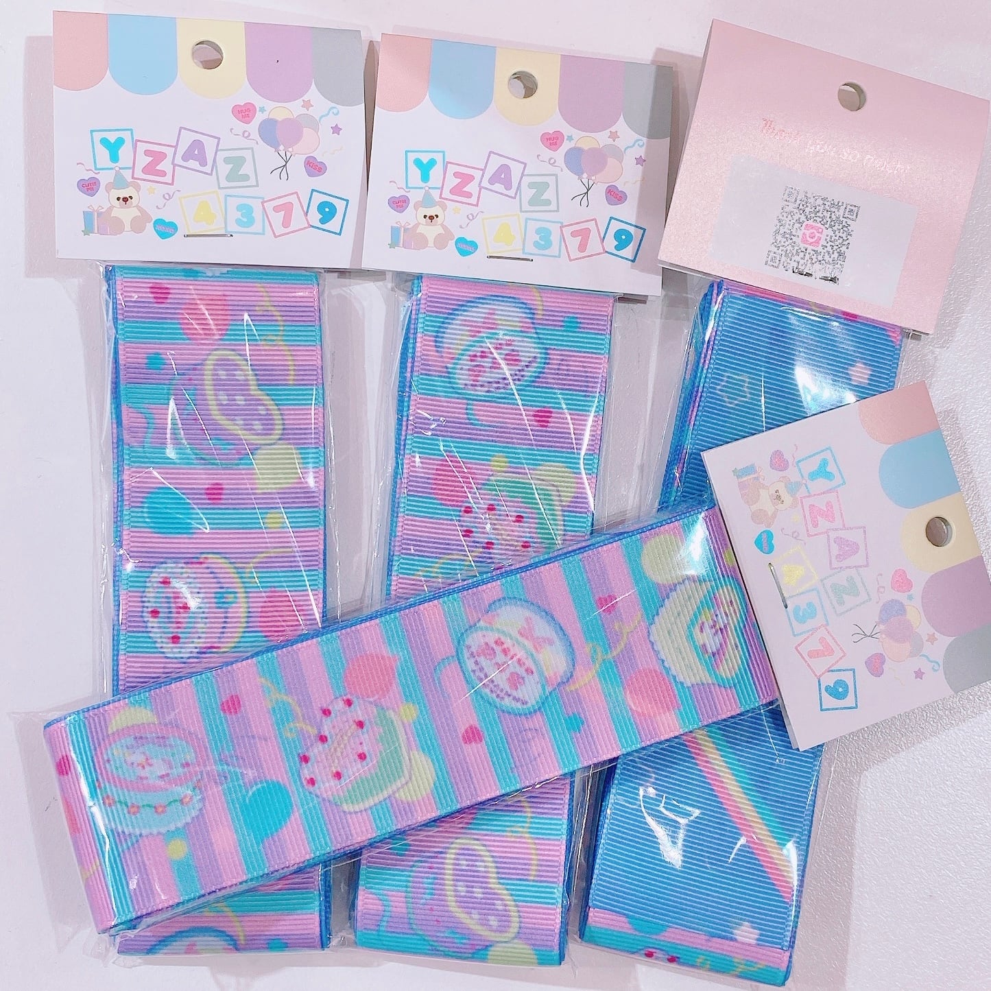 専用出品【H5】0-2グログランリボン38mm×2m（あにあーるコラボ）