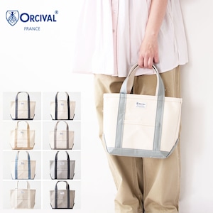 ORCIVAL[オーチバル・オーシバル] CANVAS TOTE BAG SMALL-BY COLOR- [OR-H0285KWC-B] キャンバストートバッグ スモール・バイカラー・ツートーン・トートバッグ・エコバッグ・ショッピングバッグ・MEN'S / LADY'S [2024SS]