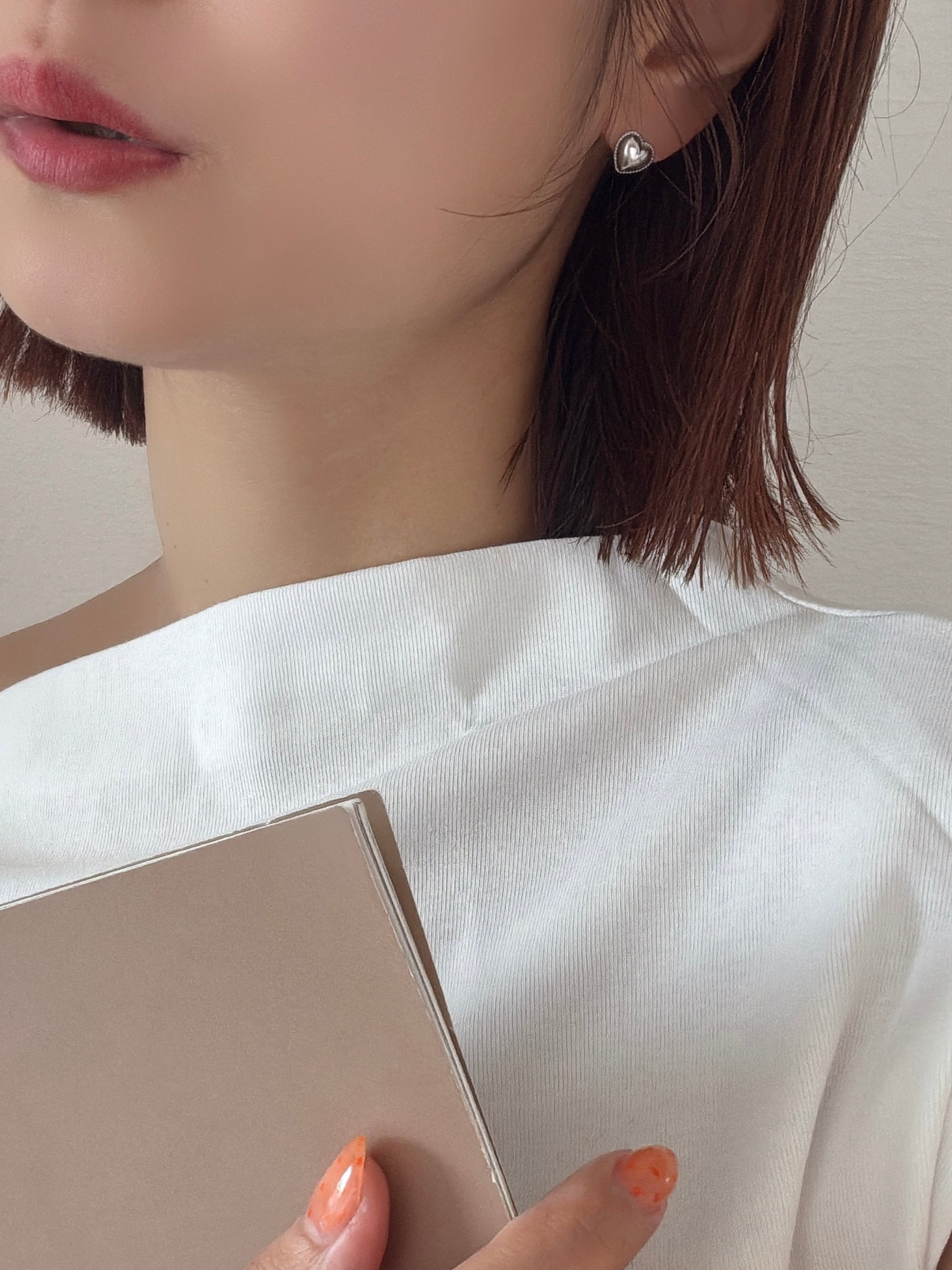 ヴィンテージハートピアス | joie