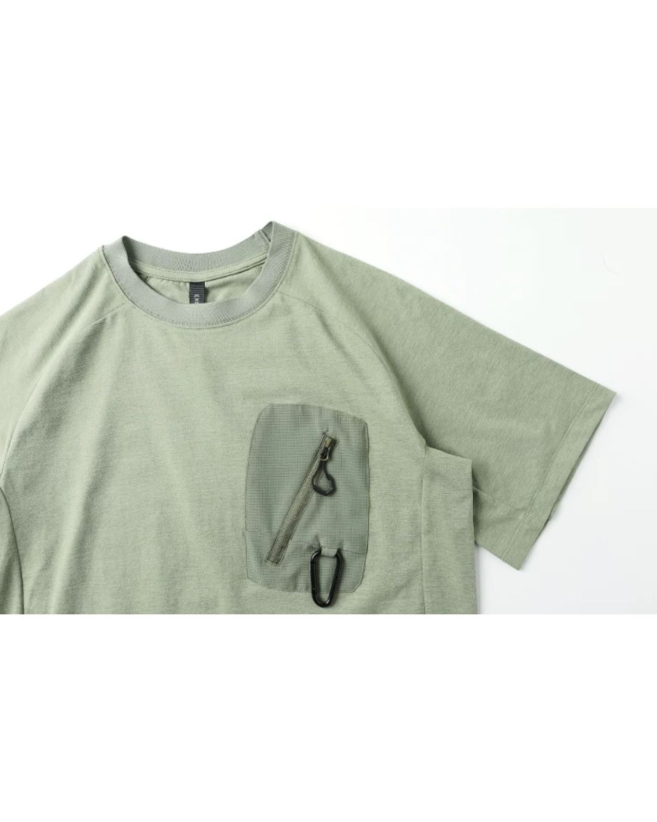 ジップポケット半袖Tシャツ　S0557