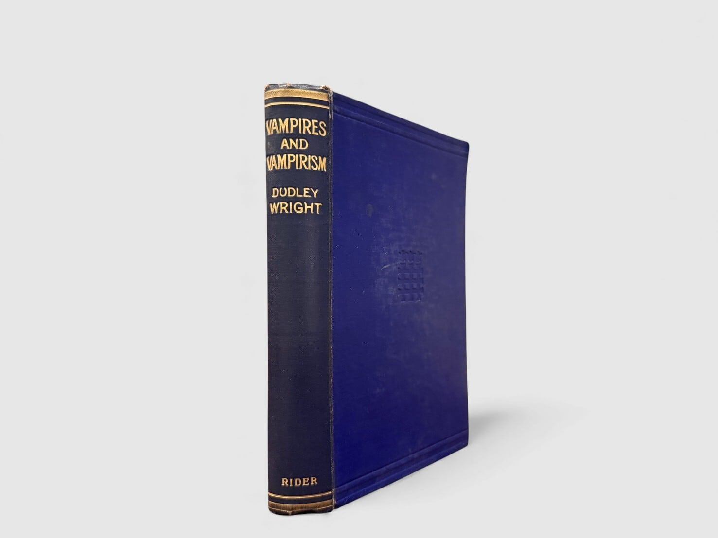 【YRO011】【FIRST EDITION】Vampires and Vampirism(1914) /Dudley Wright