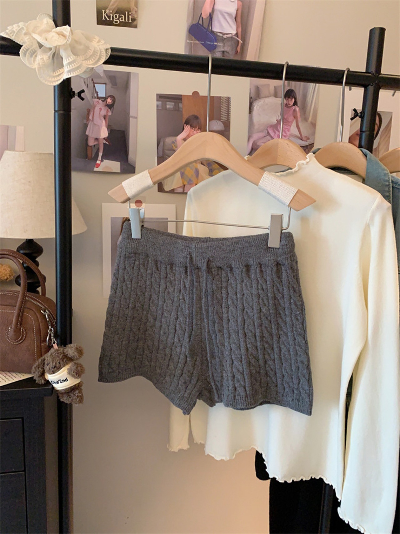 ニットガーリーショートパンツ LK1810