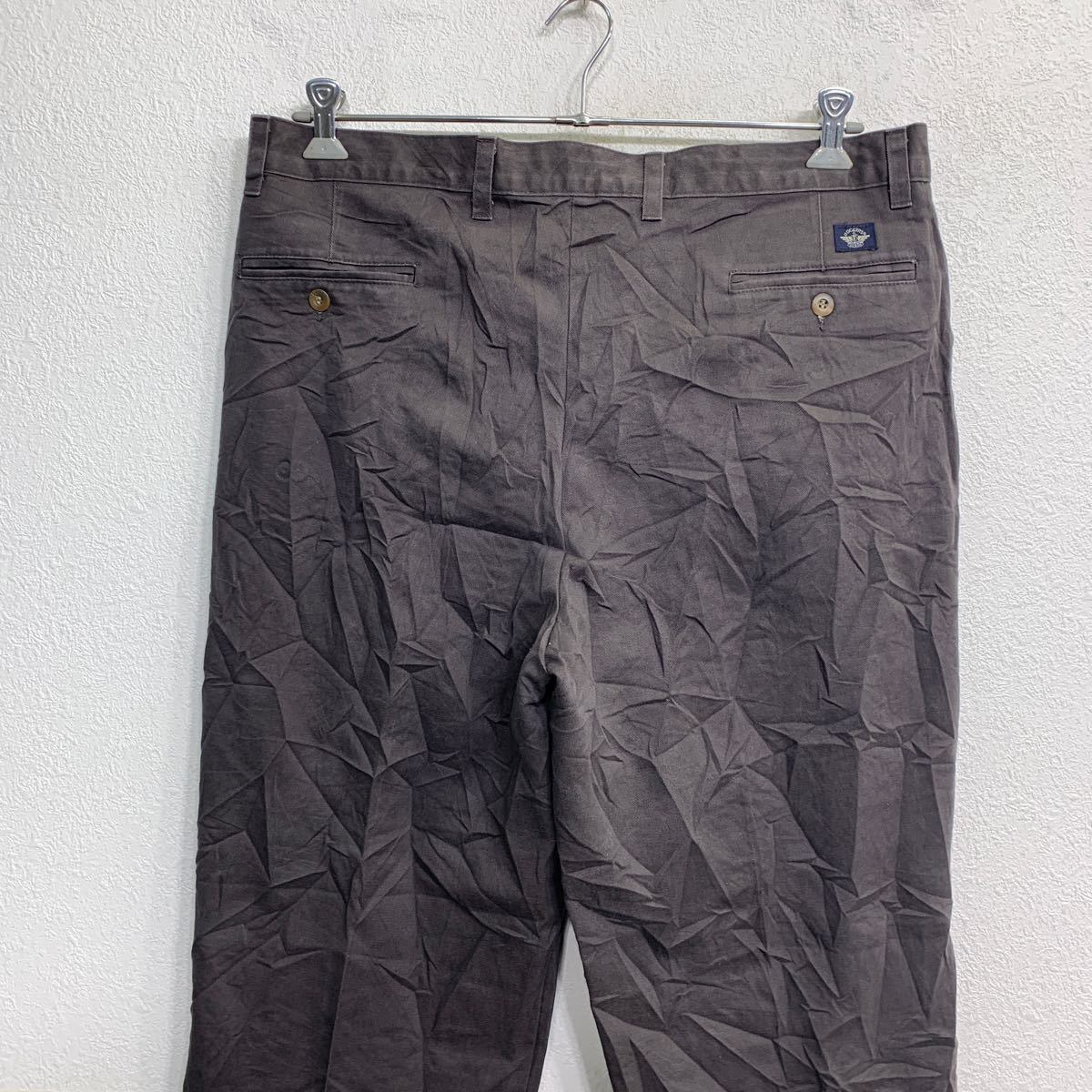 DOCKERS チノパン W38 ドッカーズ ビッグサイズ タック ブラウン