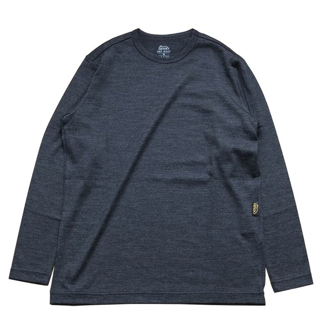 ranor(ラナー) MERINO LONG T-SHIRT CHARCOAL