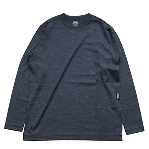 ranor(ラナー) MERINO LONG T-SHIRT CHARCOAL
