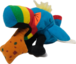Old Stuffed Toy: Meanies Bird