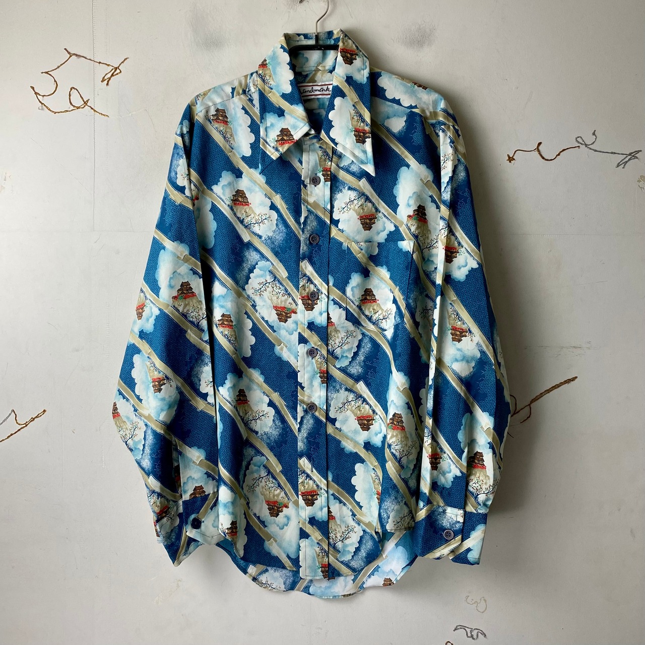 vintage 1970’s polyester shirt