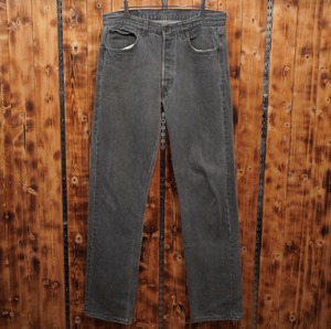 90s Levi's 501-0658 先染めブラック W34 USA製 ジーンズ デニムパンツ リーバイス