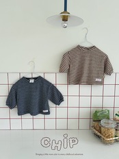 韓国子供服 / CHIP / 26Autumn / ボーダーTシャツ / 秋服 *1~4*