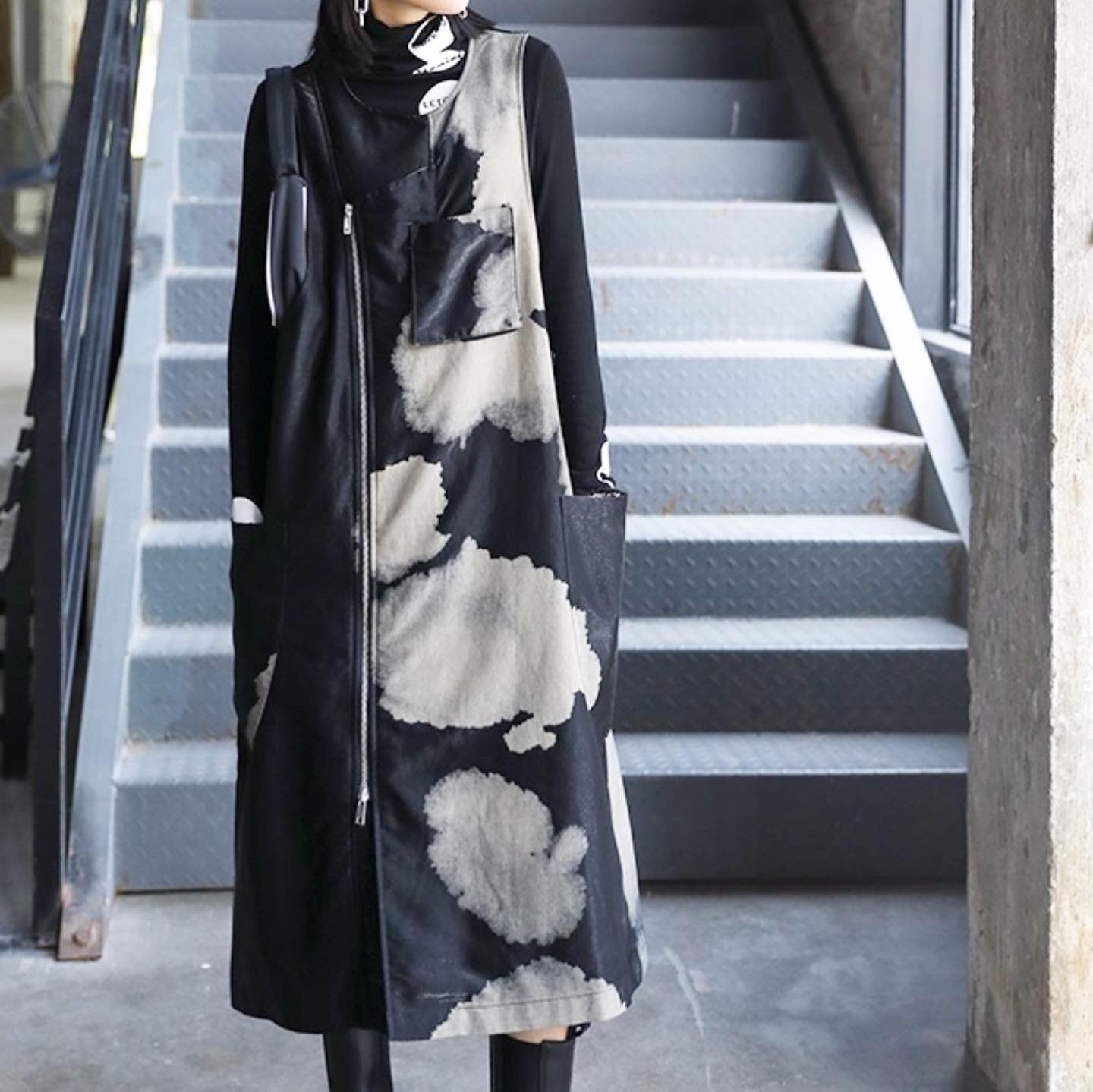 Sleeveless All in one Dress【TR1044】