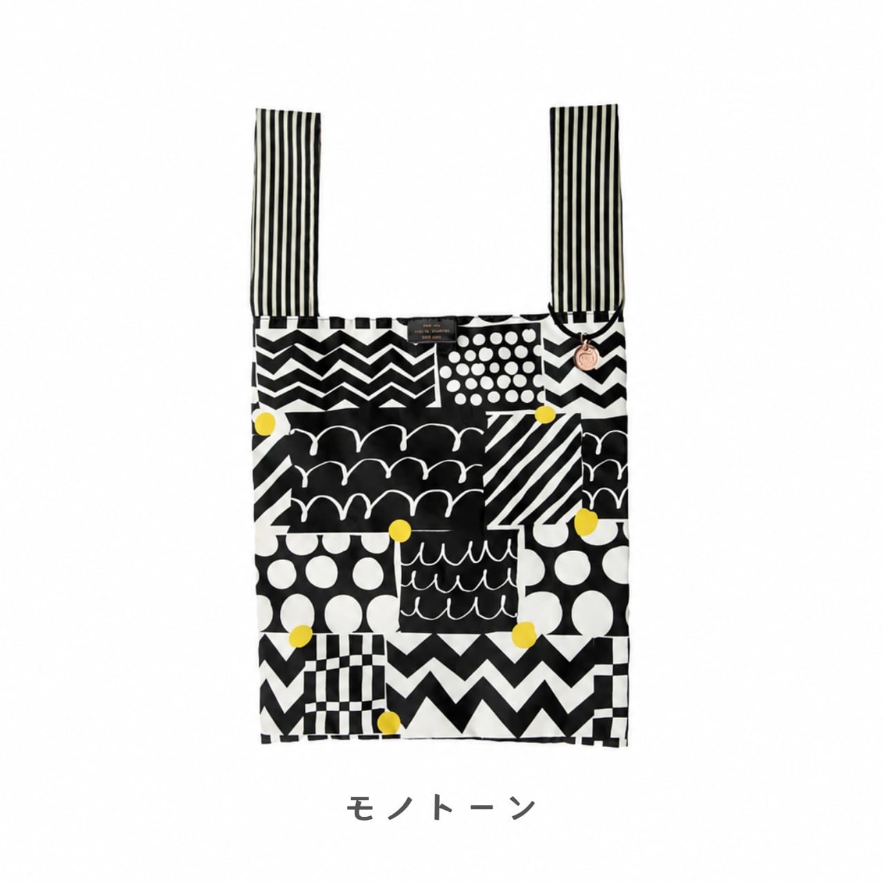 【CDF ètendue】MON-SAC 保冷エコバッグ|ジオメトリック・モノトーン