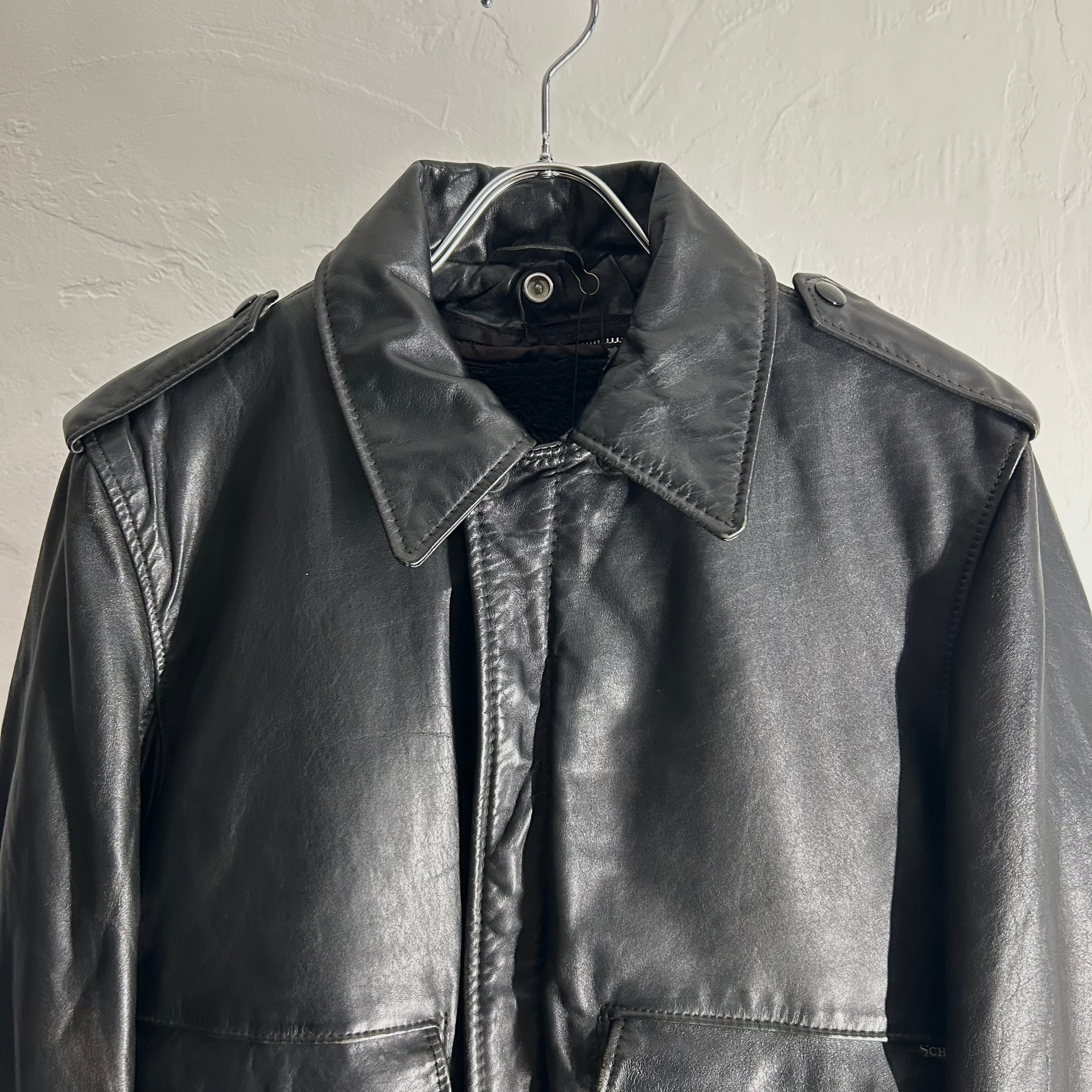 80s Schott レザージャケット usa製 80年代 80s 90年代 90s アメリカ製 ショット レザージャケット 黒