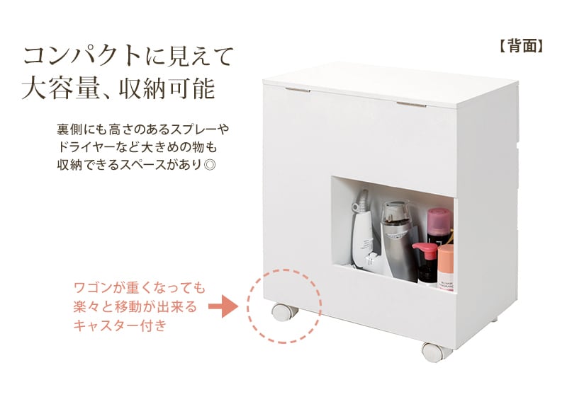 ドレッサーワゴン コスメワゴン コスメボックス メイク道具 収納