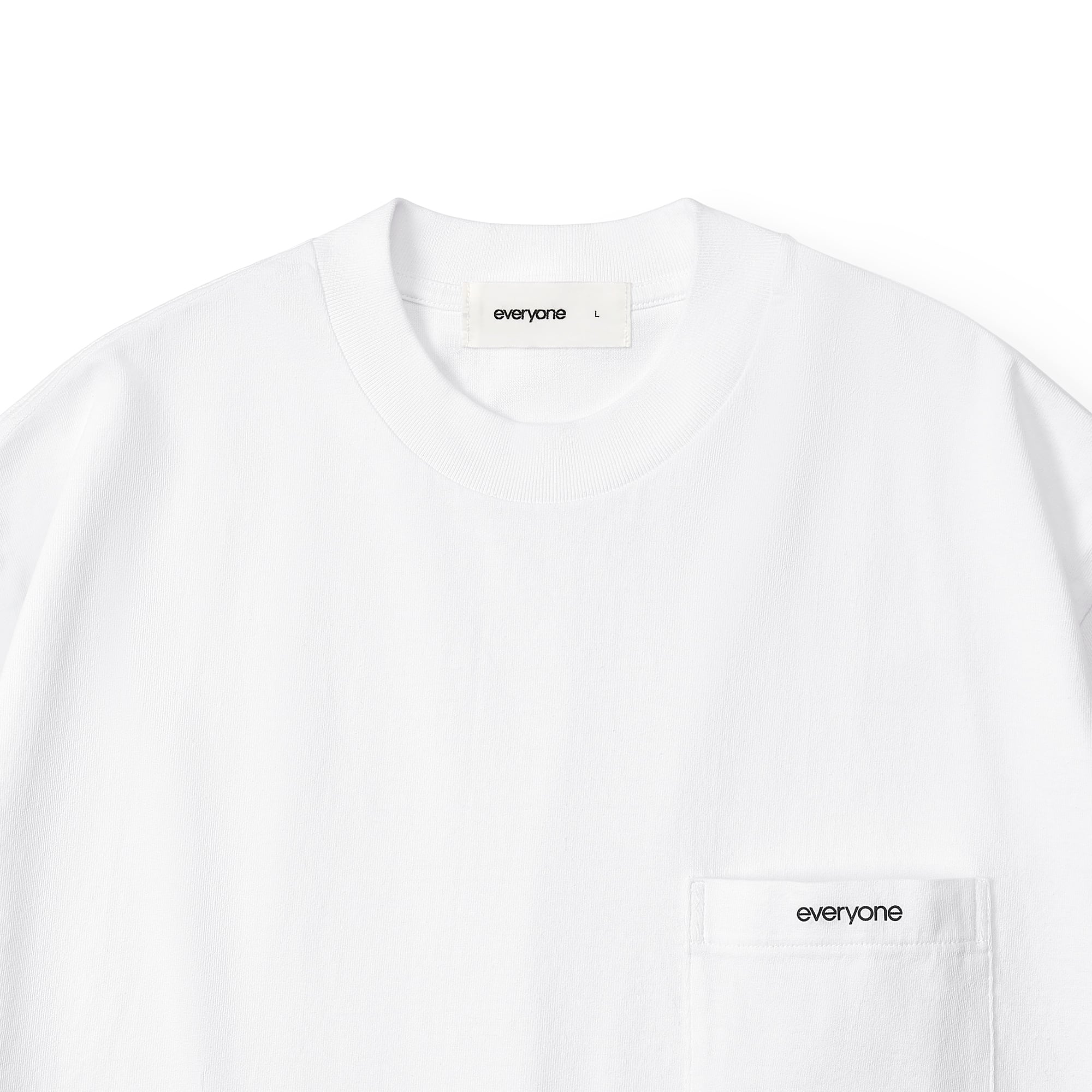 everyone pocket tee shirt (WHITE) | everyone