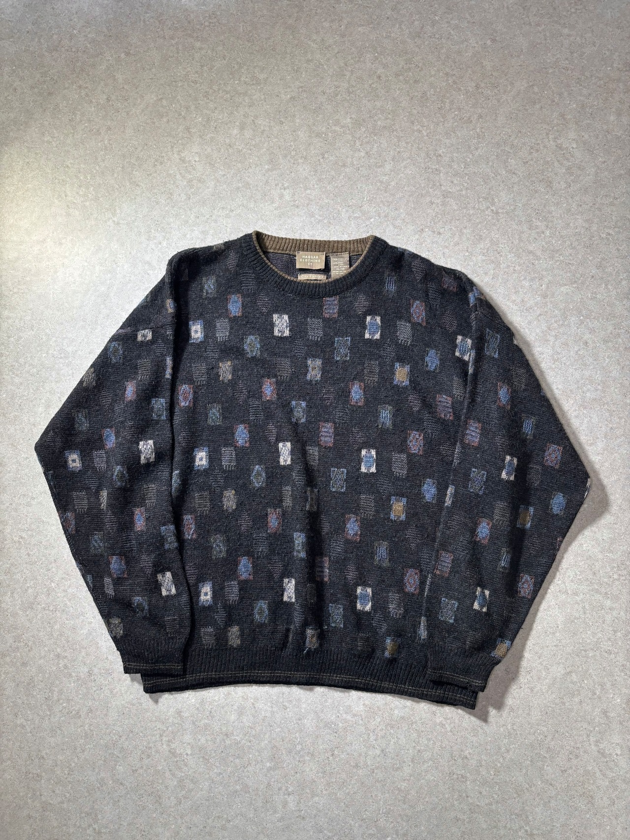 90s~00s Haggar design knit