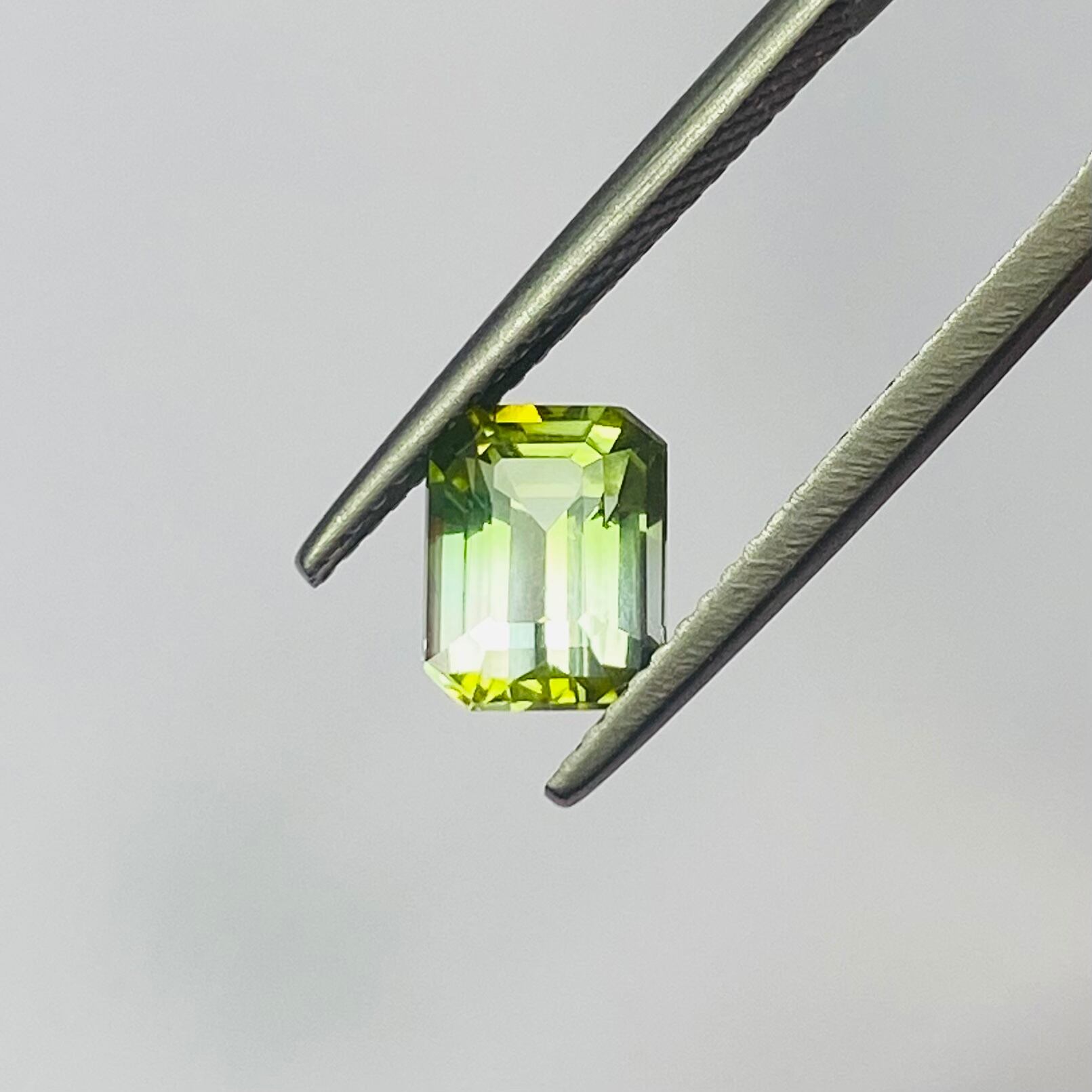 大人グリーンなバイカラートルマリン