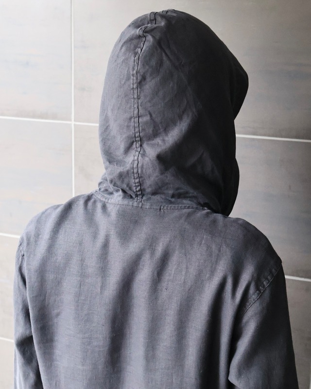 linen shirt hoodie